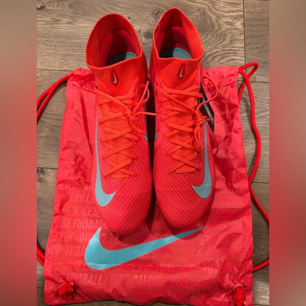 Nike Zoom Mercurial Superfly 10 Elite FG FQ8339-800 Mad Energy Pack Mens Size 13 - Picture 3 of 7